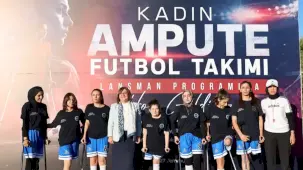 Türkiye'nin ilk kadın Ampute takımı gazi şehirde