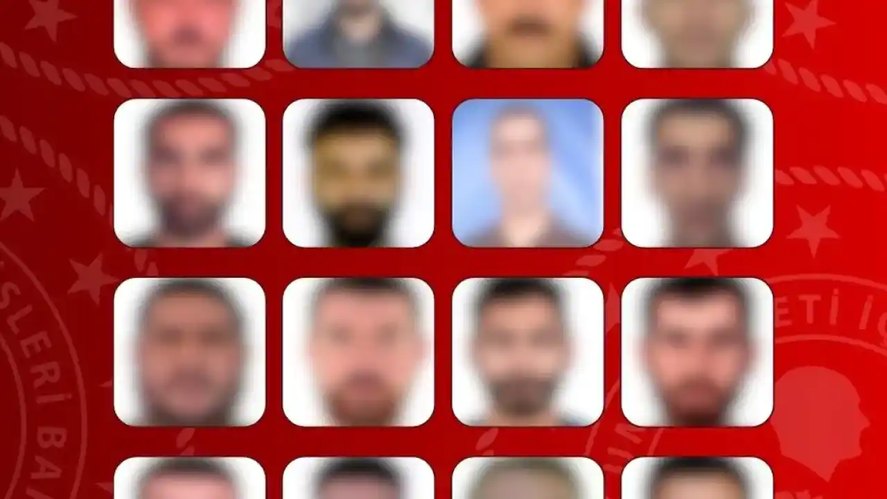 16'sı kırmızı bültenli 60 suçlu yakalandı