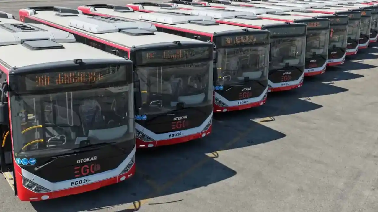 Ankara’da toplu taşımaya 15 yeni otobüs