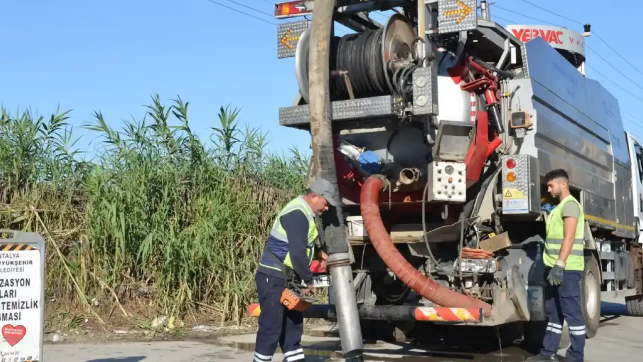 Antalya'da kanalizasyon altyapısına 6,8 milyar liralık yatırım