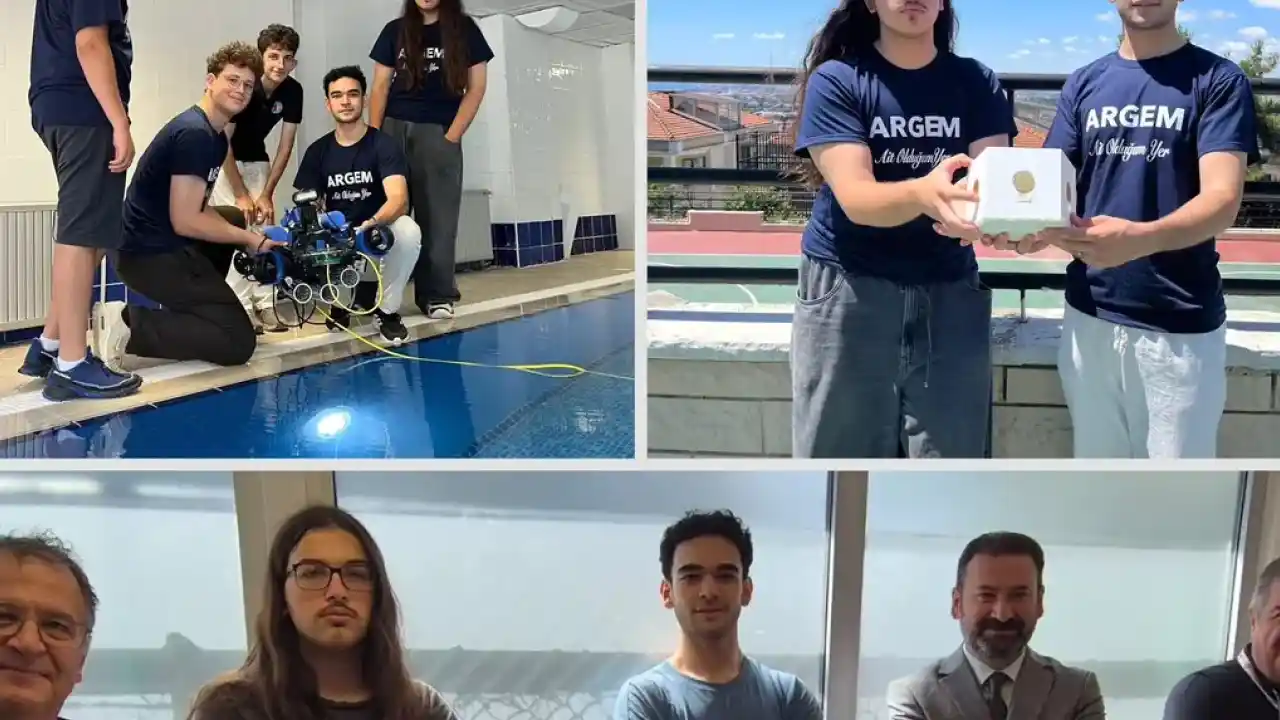 ARGEM Lisesi öğrencilerinden bilim ve teknolojide çifte başarı
