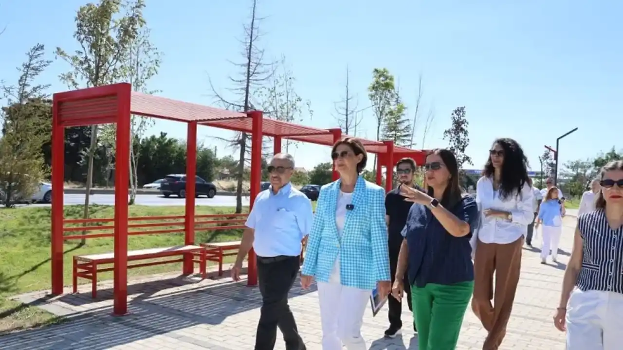 Eskişehir Gündoğdu'da yeşil alan çalışması