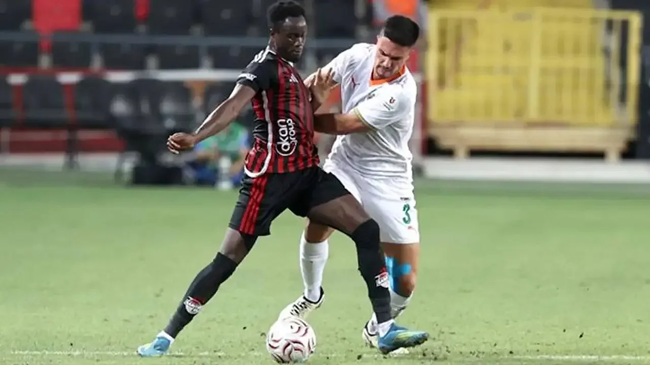 Gaziantep FK 1-1 Corendon Alanyaspor (Maç Sonucu)