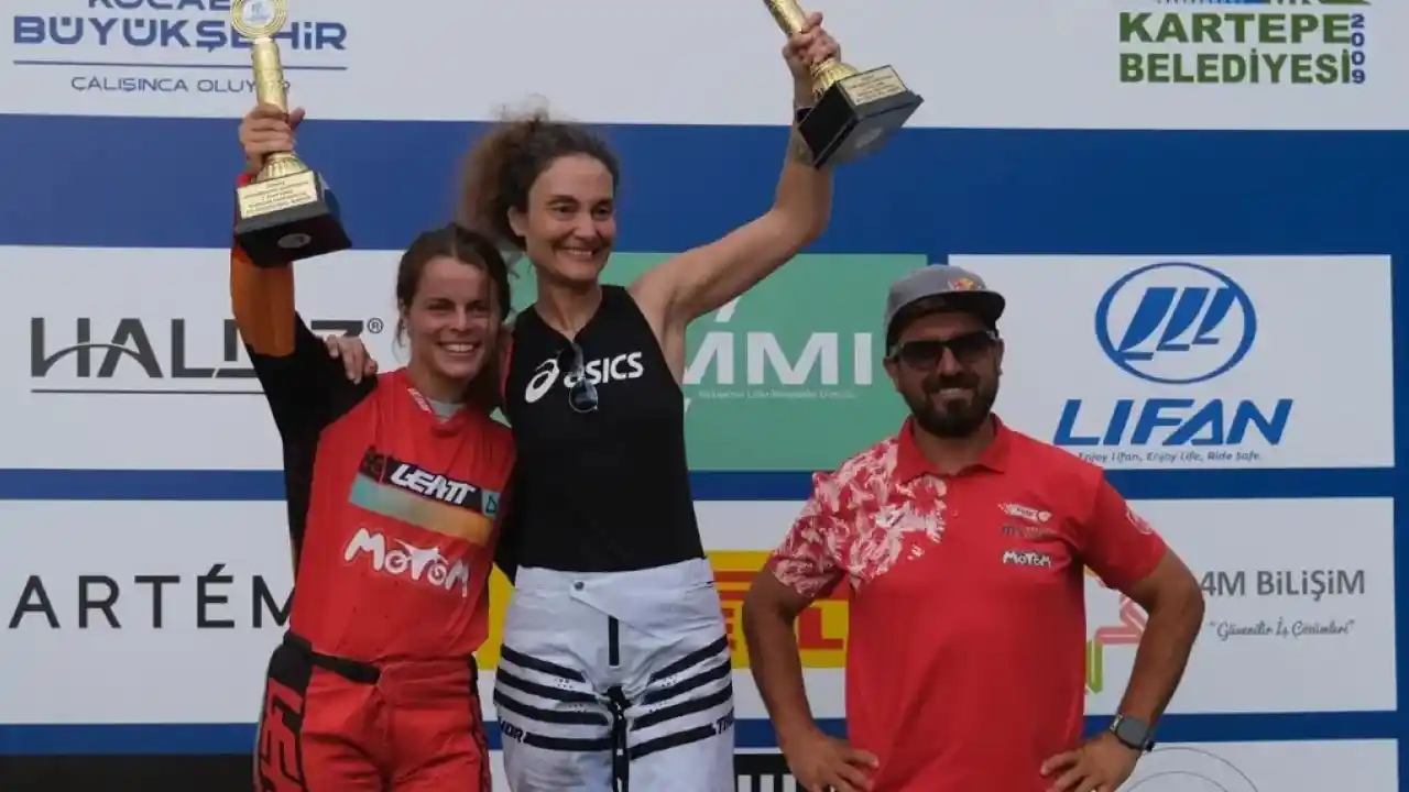 Kocaeli'de Süper Enduro’da kupalar sahiplerini buldu
