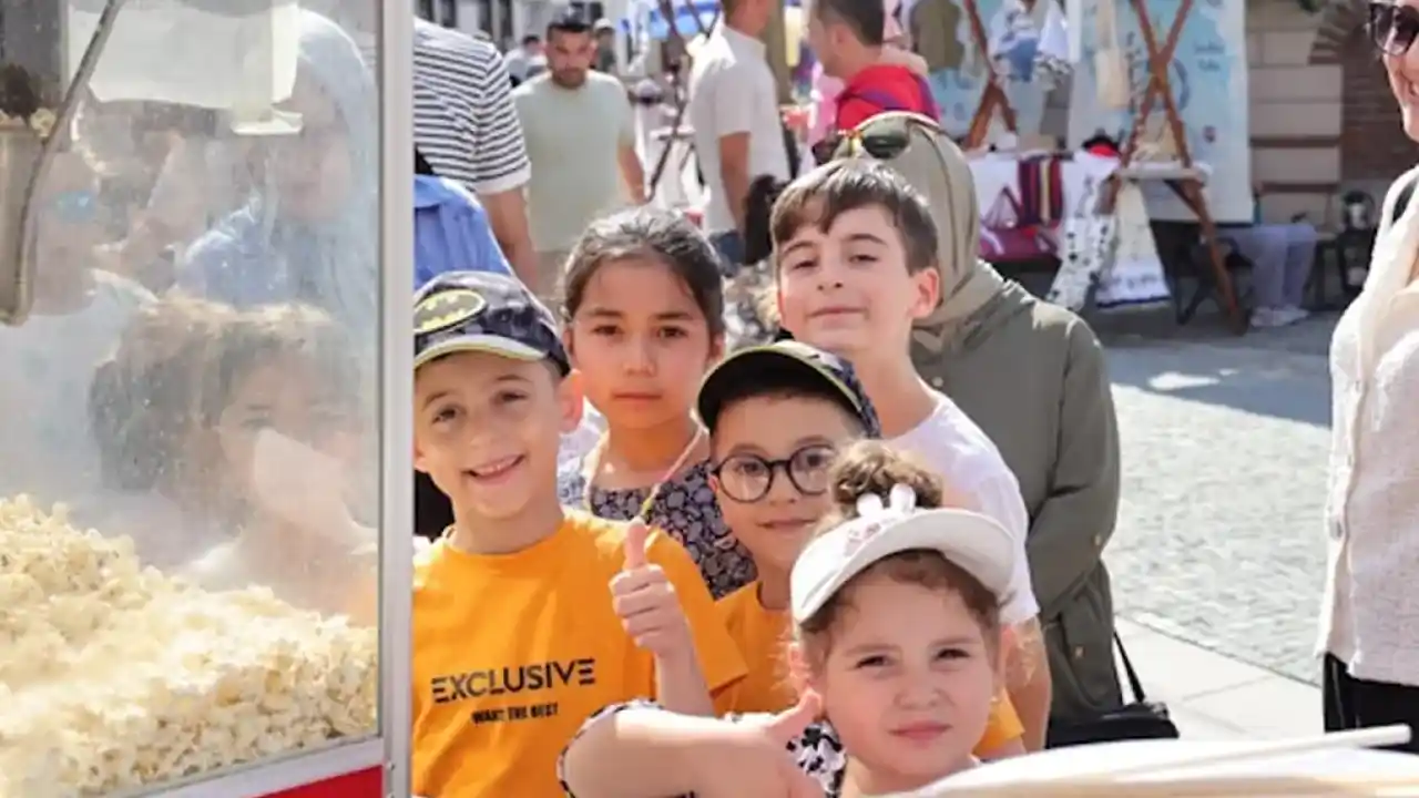 Kütahya Germiyan Sokak çocuklarla şenlendi