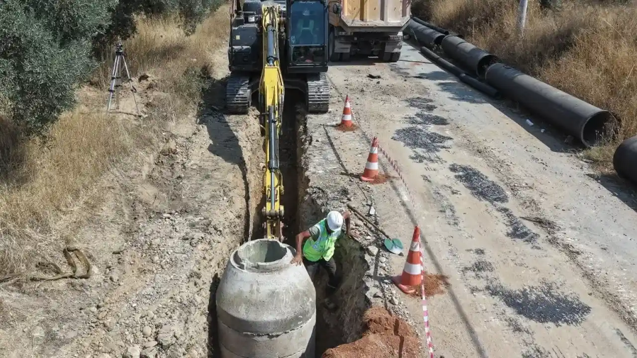 Muğla Menteş’te kanalizasyon altyapısına ilk adım