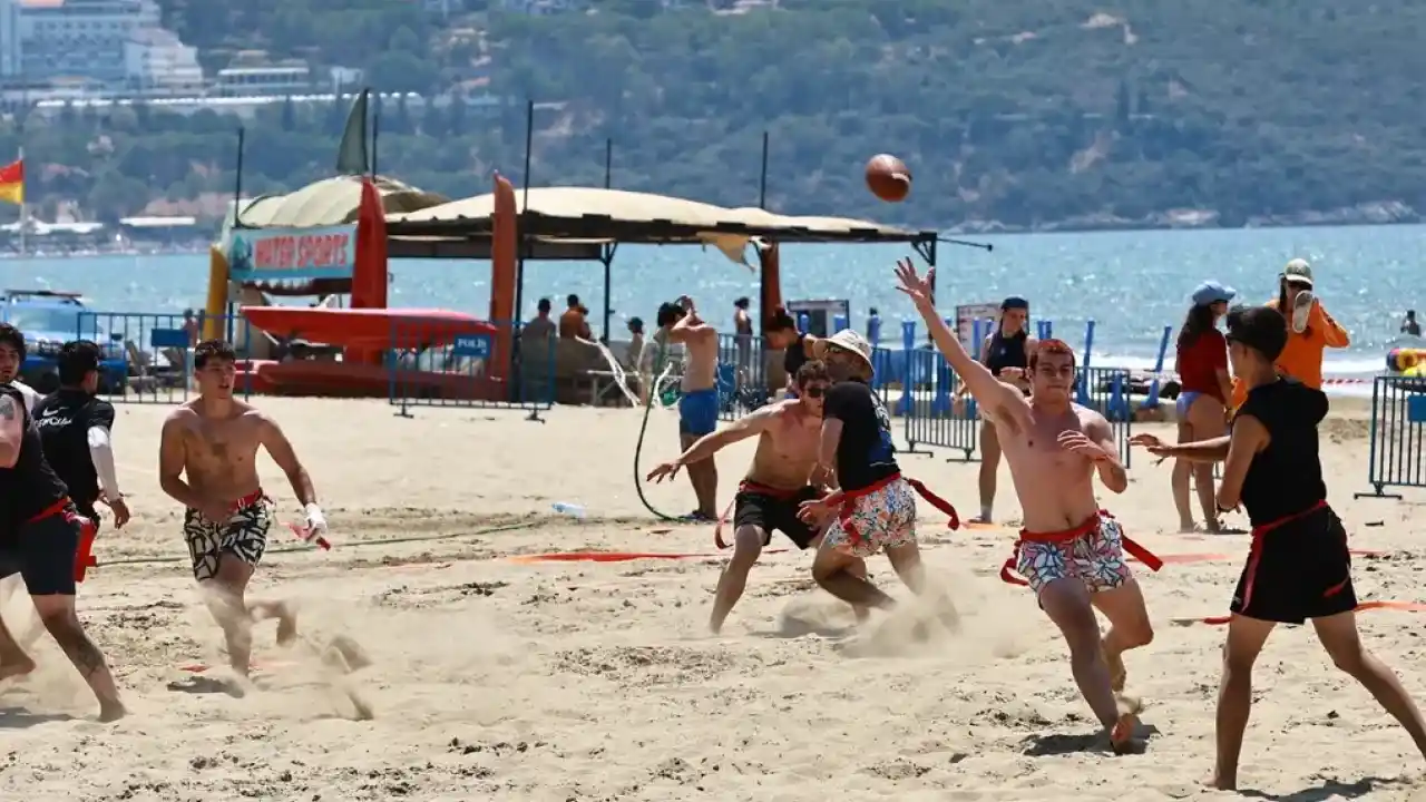 Pamucak Sahili’nde spor şöleni