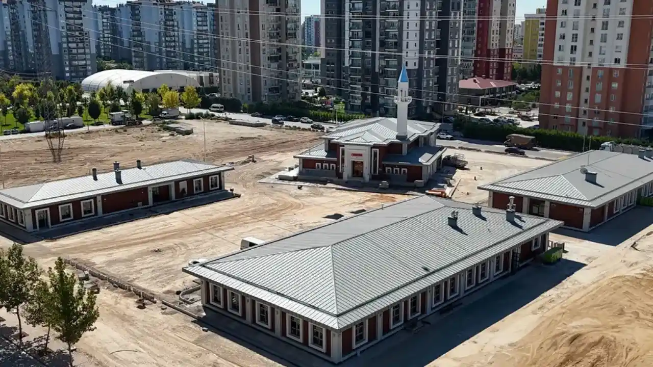 Selçuklu Yazır Mahalle Külliyesi'nde son rötuşlar