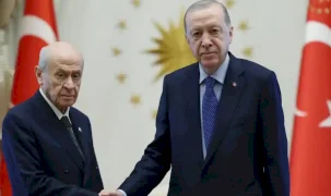 Cumhurbaşkanı Erdoğan, Bahçeli'yi Külliye'de kabul etti