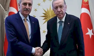 Cumhurbaşkanı Erdoğan, TBMM Başkanı Kurtulmuş’u kabul etti