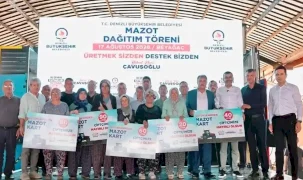 Denizli'de üreticiye mazot desteği