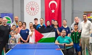 Filistin Milli Takımı Sakarya’da dostluk masasında!