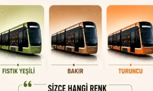 Gaziantepliler tramvay renklerini kendileri netleştirecek