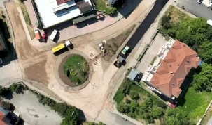 Gölcük’te Ergenekon Caddesi kavşağı yenileniyor