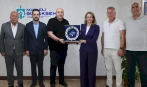 Gürcistan Kutaisi heyetinden Kocaeli Büyükşehir’e ziyaret