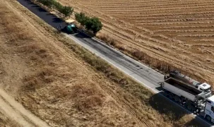 Kırsal yollara neşter