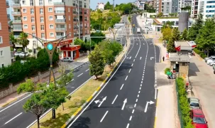 Kocaeli'de Santral Rampası yeniden çift yönlü trafiğe açıldı