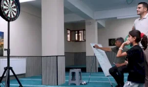 Konya Karatay'da Kur'an kurslarında dart turnuvası heyecanı
