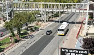 Konya'da o yaya üst geçidinin yapımı son aşamaya geldi