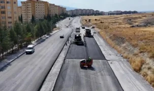 Kütahya’da asfalt çalışmaları sürüyor