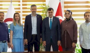 Kütahya'da Başkan Kahveci’den Eczacı Odası’na ziyaret