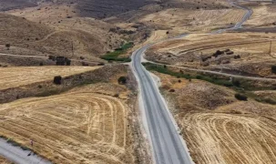 Malatya Yazıhan'ın yol standardı yükseldi