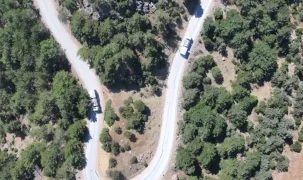 Manisa Ayvacık yoluna 6 kilometrelik asfalt
