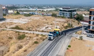 Manisa Turgutlu'ya 4 bin ton sıcak asfalt