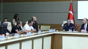 Milletvekili Bilgin TBMM'de maden işçilerinin ailelerini kabul etti