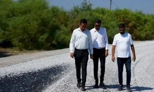 Muğla Milas'ta geniş kapsamlı sathi kaplama çalışması