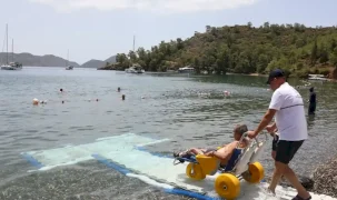 Muğla’da engelsiz deniz keyfi