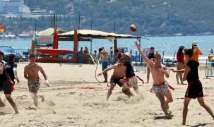 Pamucak Sahili’nde spor şöleni