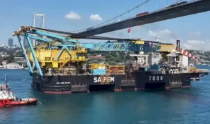 Saipem 7000 Boğazlar'dan güvenle geçti