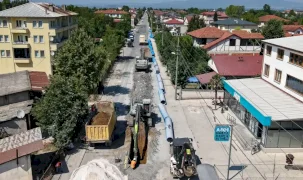 Sakarya Akyazı’da altyapı hattı için saha çalışmaları başladı