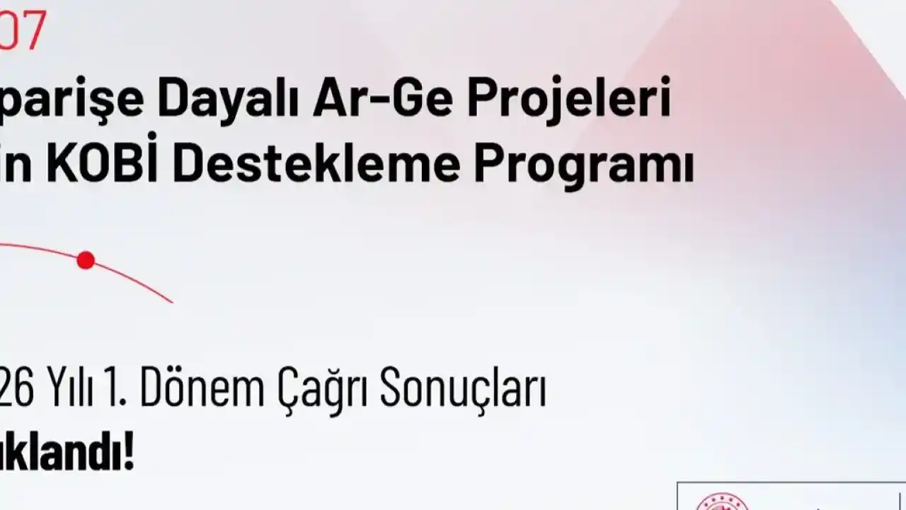 TÜBİTAK 1707 programında 2026 yılı ilk dönem sonuçları açıklandı