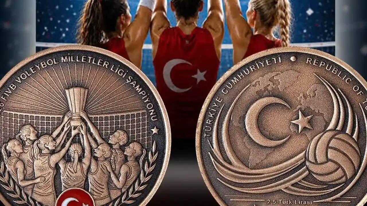 Voleybol Milletler Ligi şampiyonluğu için hatıra para satışa çıkıyor