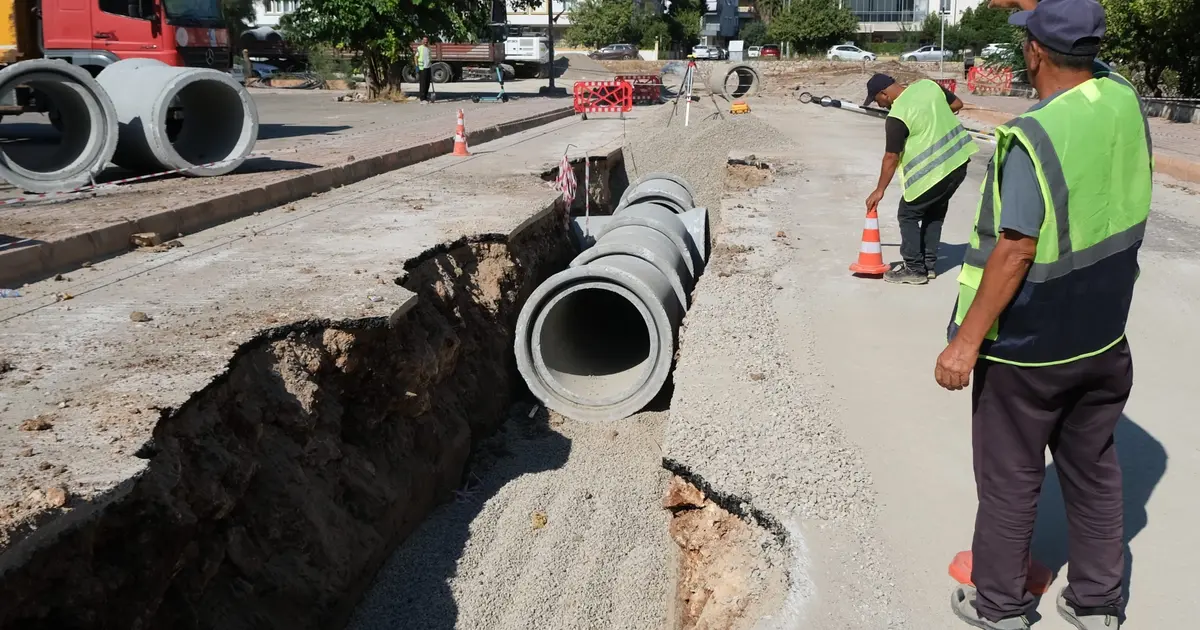 Antalya’nın yağmur suyu altyapısı güçleniyor