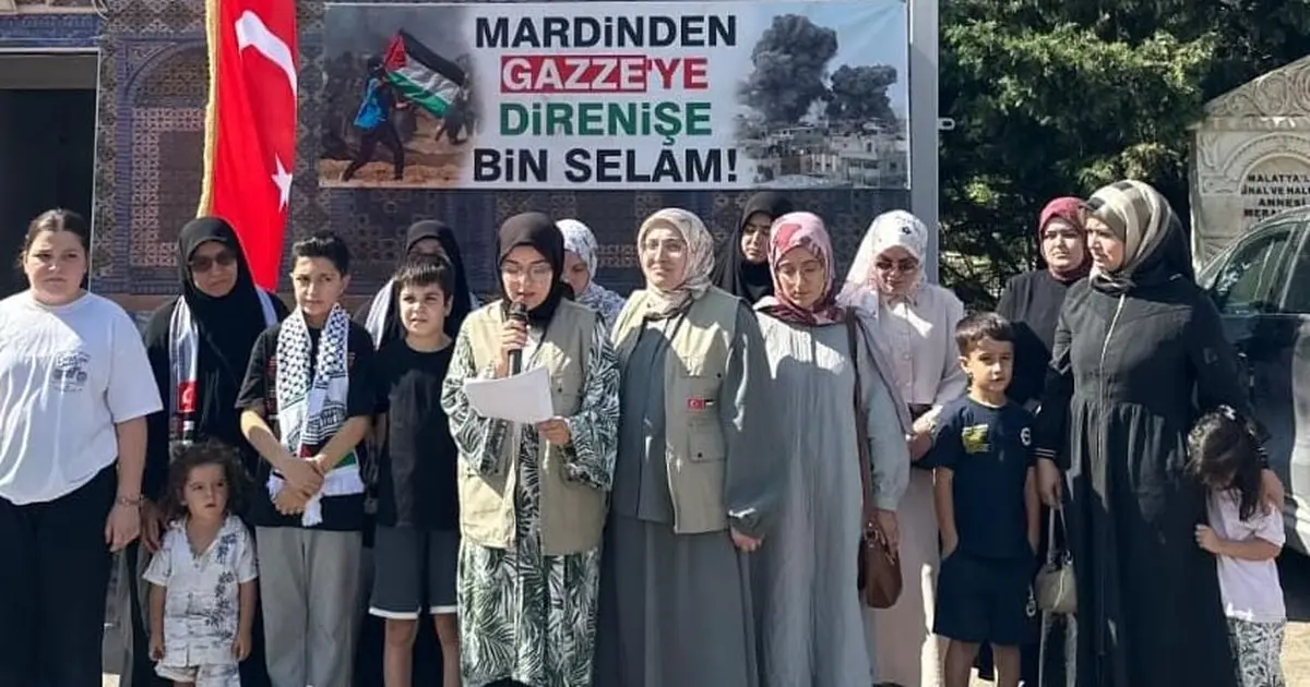 Gazze’deki eğitim mücadelesi Mardin’de gündeme taşındı: "Gazze’nin Çocukları Yalnız Değildir