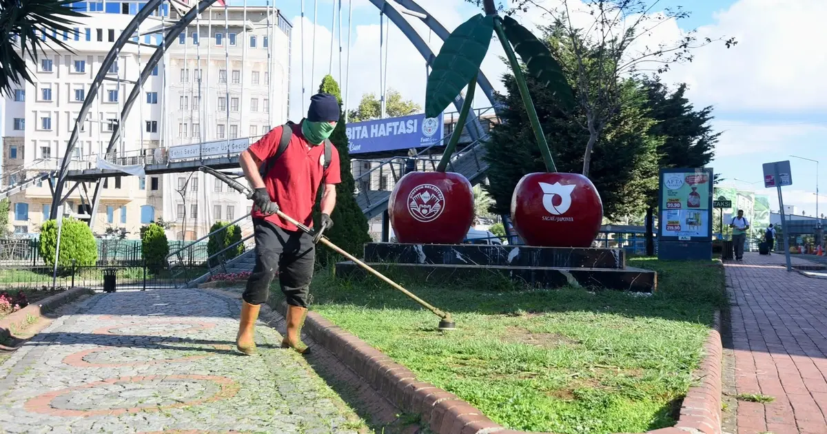 Giresun’da park ve meydanlar yenileniyor