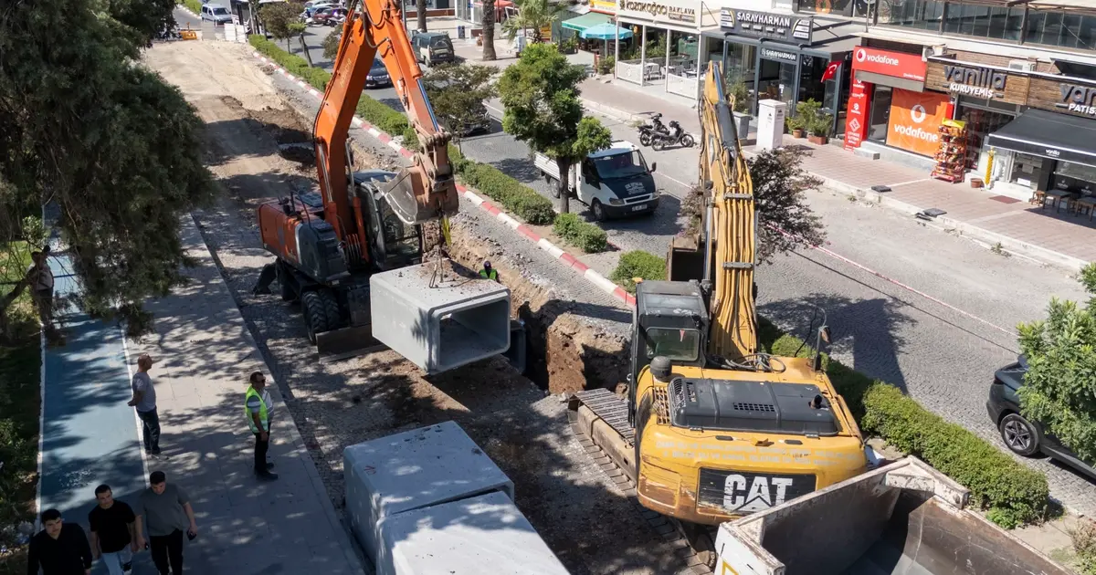 İzmir Bergama’da taşkın riskine karşı yeni hat
