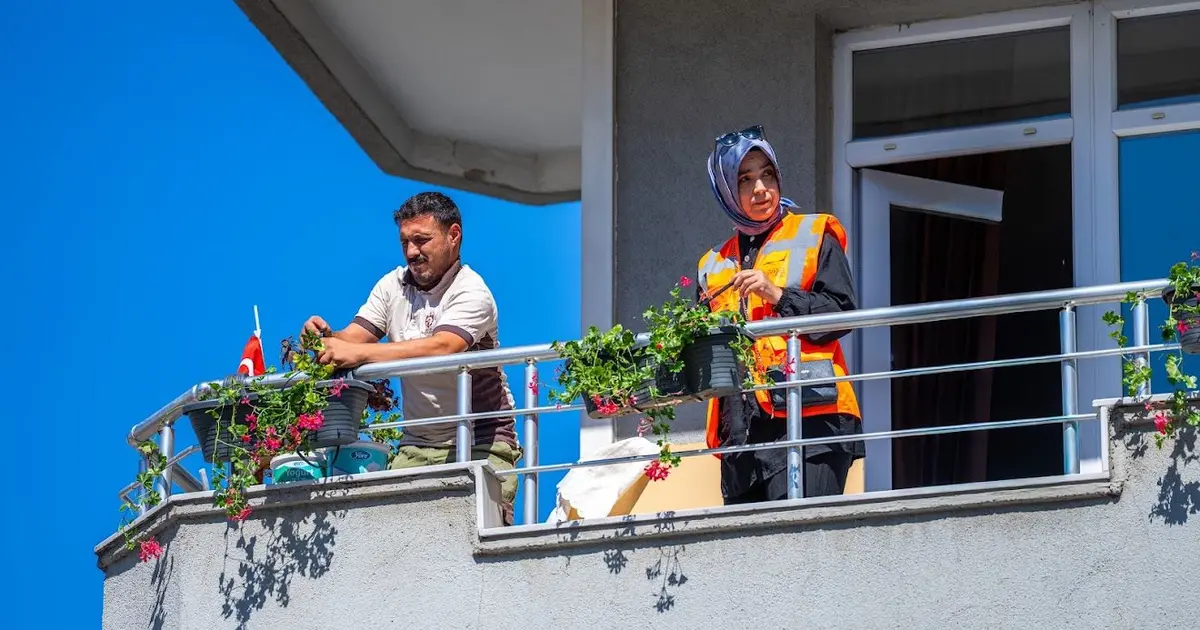 Kocaeli Gebze’de komşuluk çiçek açtı