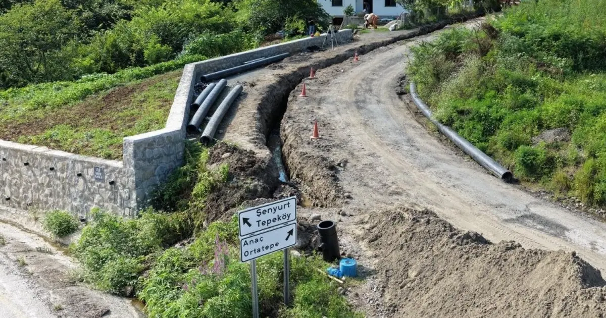 Ordu Büyükşehir’den Perşembe’ye yeni isale hattı