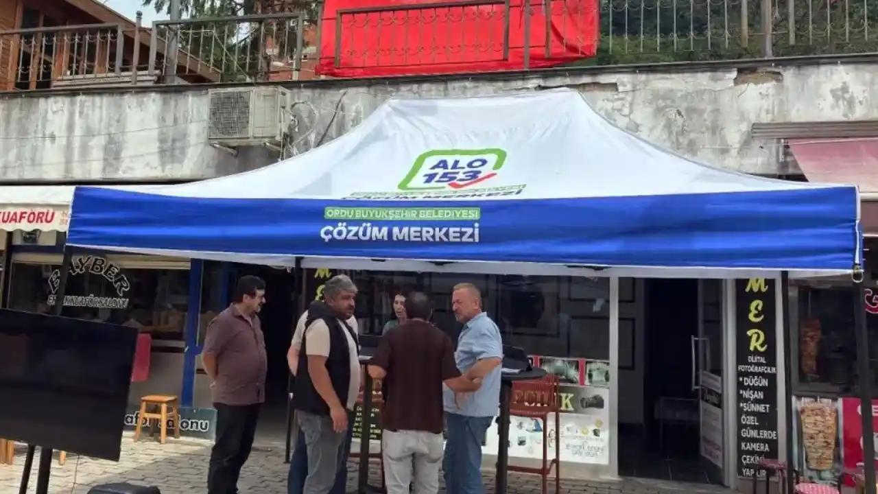 Ordu’da 153 Çözüm Merkezi Çamaş’ta vatandaşlarla buluştu
