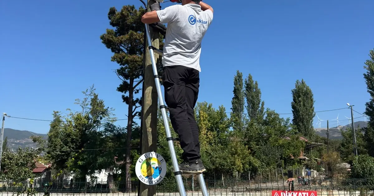 Sakarya Geyve'de parkların kameraları kayda başladı