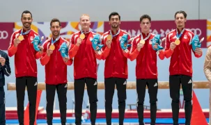 Altın madalyalı sporcudan Başkan Tugay'a ziyaret