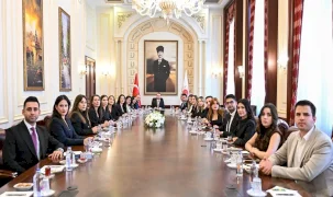 Bakan Gürlek adliye muhabirleriyle buluştu
