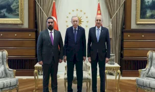 Cumhurbaşkanı Erdoğan, Irak Temsilciler Meclisi Başkanı Halbusi’yi kabul etti