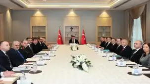 Cumhurbaşkanı yardımcısı Cevdet Yılmaz kurul toplantısına katıldı