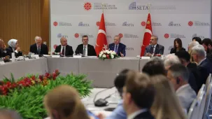 Erdoğan New York'ta düşünce kuruluşu temsilcileriyle görüştü