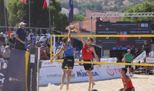 Foça’da 2026 CEV U18 Avrupa Plaj Voleybolu Şampiyonası’nda yarı finalistler belirlendi